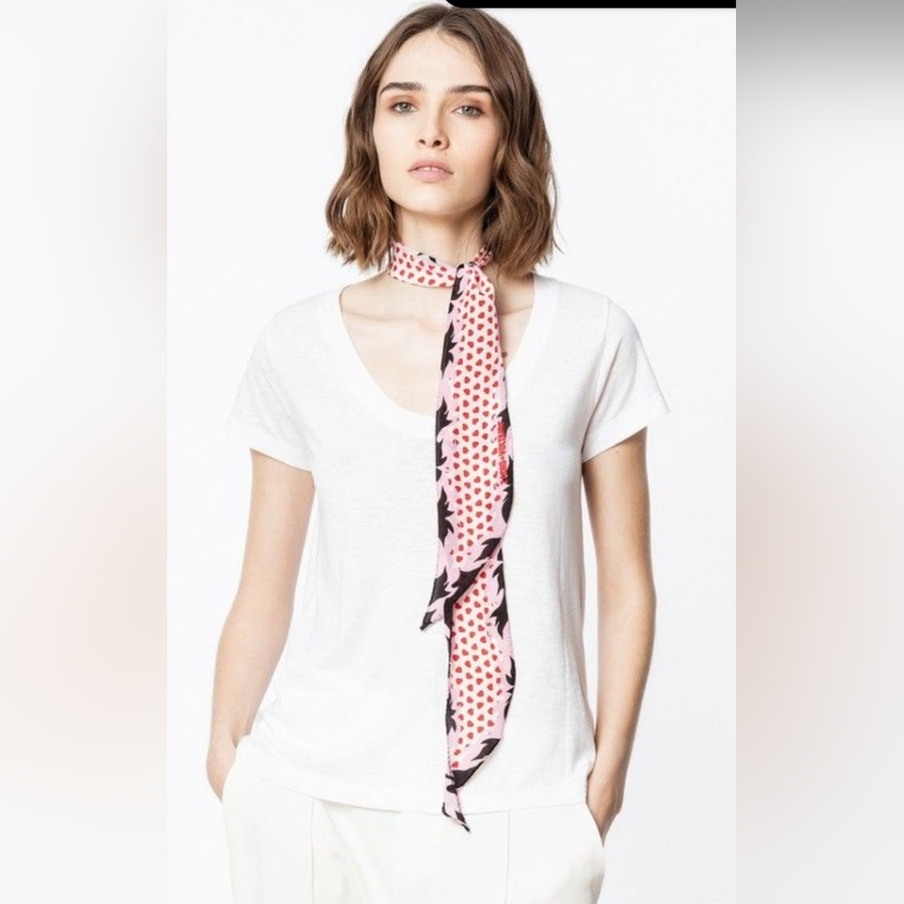 Zadig and Voltaire XS skinny scarf